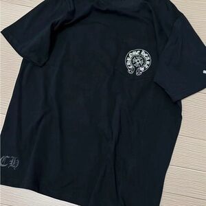 Chrome Hearts Black Tee with White Graphic
